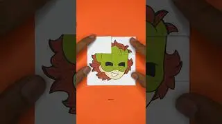 Harpy Hare Paper Fold Game Challenge!! #shorts #harpyhare