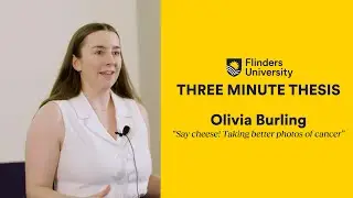 3MT 2024 | Olivia Burling - Say cheese! Taking better photos of cancer