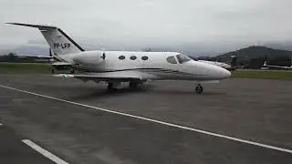 Cessna Citation Mustang Takeoff at Angra dos Reis Brazil