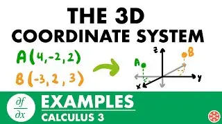 The 3D Coordinate System Examples | Calculus 3 - JK Math
