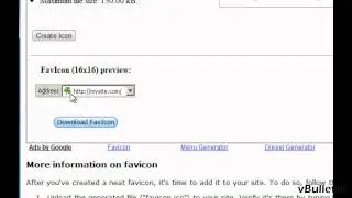 Creating a Favicon