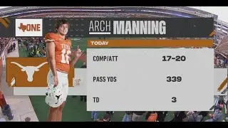 Arch Manning Every Throw || Spring Game 2024