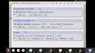 TTMS17. G-structures with singularities