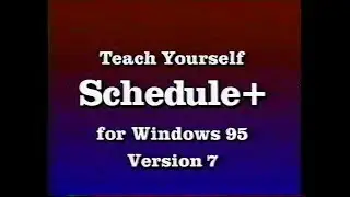 Viagrafix Learn Microsoft Schedule+ 95