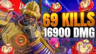 Newcastle 69 Kills and 16,900 Damage Gameplay Wins - Apex Legends (No Commentary)
