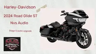 2024 Harley Davidson Road Glide ST Audio upgrade using the NVS Audio plug and play kit 2024 and up
