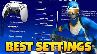 NEW BEST Controller Settings for Console + Sensitivity in Chapter 7 (Fortnite Tutorial)
