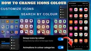 How To Change Icons Color In MIUI | Group Icons Search | #tamil