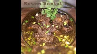 Rawon Buntut khas Jawa Timur (Oxtail recipe)