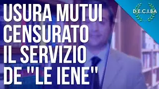 USURA MUTUI : Censurato il servizio de 