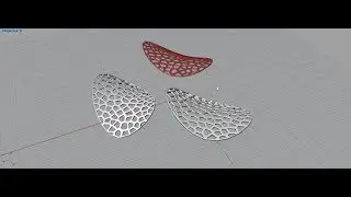 Voronoi pattern on random surface