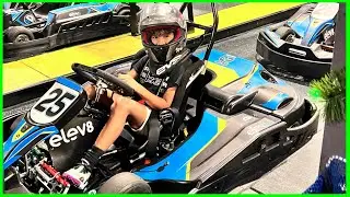 Go Kart Racing with Mason! Fun activities for kids!