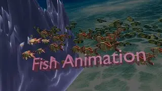 How to make fish animation in blender