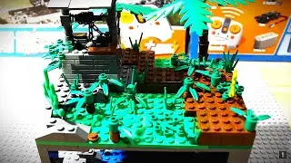 Печера зі скарбами | ЛЕГО Пірати | Speed build LEGO MOC