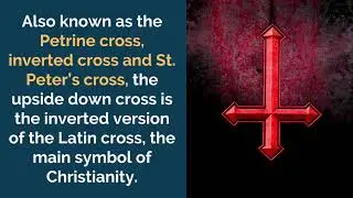 Upside Down Cross Meaning And Symbolism