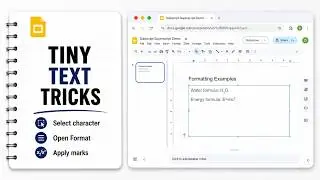 How to Use Superscript and Subscript in Google Slides (Scientific Text Marks)