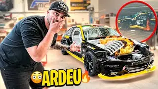 O CARRO ARDEU NA PRIMEIRA PROVA !!!
