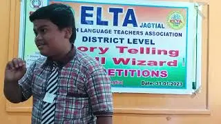 ELTA, Art of Story Telling, How to tell a story by Model Ideas Rajendhar Bondla