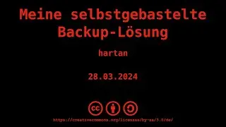 [c¼h] Meine selbstgebastelte Backup-Lösung