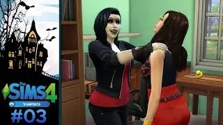 The Sims 4 - Desafio da Viúva Negra Vampira #3 - Bebi o SANGUE da Mirelle