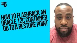 How To Flashback A Container Database With Restorepoint- Oracle 12C Adminsitration