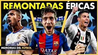 The Most EPIC COMEBACKS in the CHAMPIONS LEAGUE ⚽😱🙌