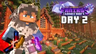 Fantasy RPG Minecraft Modpack | DAY 2 | Building My DREAM HOUSE!!
