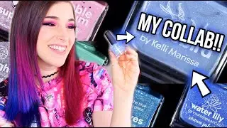 MY NEW COLLAB! Picture Polish Bluebird Swatches & Comparison (& more swatches!) || KELLI MARISSA