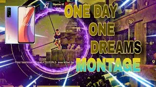 ONE DAY ONE DREAMS💙⚡| iqoo Z3 BGMI MONTAGE | BATTLEGROUNDS MOBILE INDIA, Redmi Note 8Pro