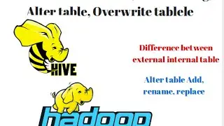 Hive basics: Create external table, commenting, Alter table, Overwrite, describe table