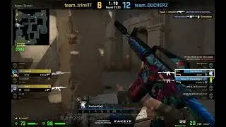 CSGO 4 kills on dust2 for the 13th round win