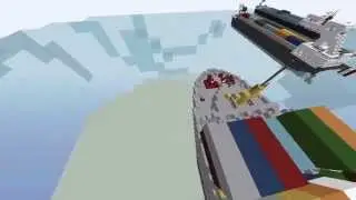 Francop vessel in Minecraft