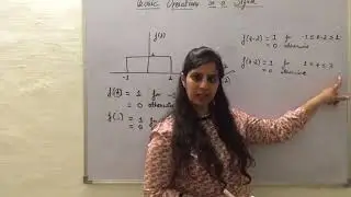 Basic operations on signals