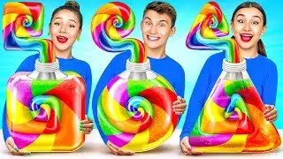 Геометрический Челлендж с Едой | Веселые фигуры от Olala