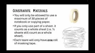 Physics Friday-Paper Tower Build Challenge