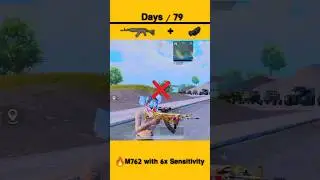 🔥 6x no recoil spray | 6x zero recoil sensitivity | 6x no recoil sensitivity #shorts #bgmi #pubg #yt