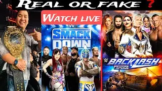 Wwe is real or fake? Watch in live!! #wwebacklash #smackdown #codyrhodes #wrestling @AmrAlexvl