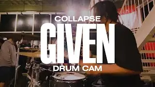 COLLAPSE - GIVEN (COVERED BY EAZY - DRUM CAM) // Sidiq Nur