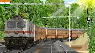 wap-7 with icf coaches | lonavala to monkey hills | Ghats section | indian train simulator