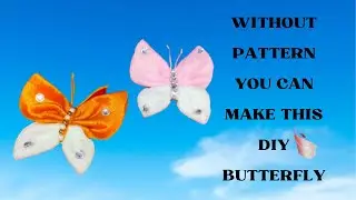 A Step-by-Step Butterfly Making Tutorial | no pattern needed | तितली बनाने का ट्यूटोरियल