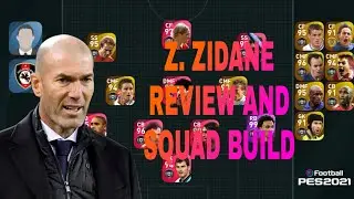 How to Play With Z.Zidane||Review And Squad Build||Pes 2021