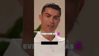 Ronaldo answer why he is the goat