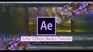 How To Edit in After Effects Basic Tutorial + SMOOTH Zoom / Spin / Slide Transition Tutorial
