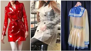 best top ideas for ladies of latex transparent coats design
