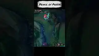 Becoming the Prince of Persia by Runnin' on These Walls #leagueoflegends #swing #shorts #akshan