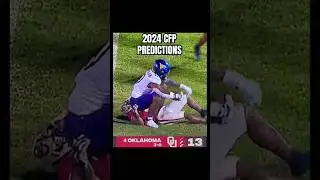 2024 College Football Playoff PREDICTIONS! 🏈 #shorts #youtube #trending #cfb25 #nfl #cfb #football