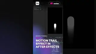 How to Create a Motion Trail Effect in After Effects! 