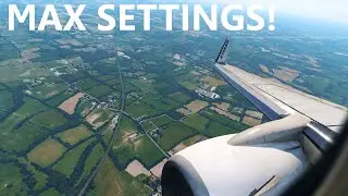 AS REAL AS IT GETS RYANAIR LANDING AT GATWICK | X PLANE 11 60FPS [HD]