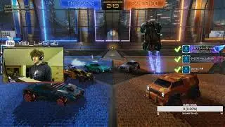 ROCKET LEAGUE - TRY HARD LE PLATINE + tournoi