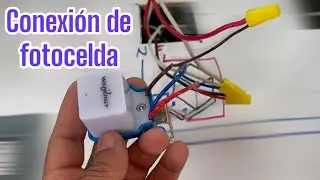 Como conectar una fotocelda ¡CASI SALE MAL!